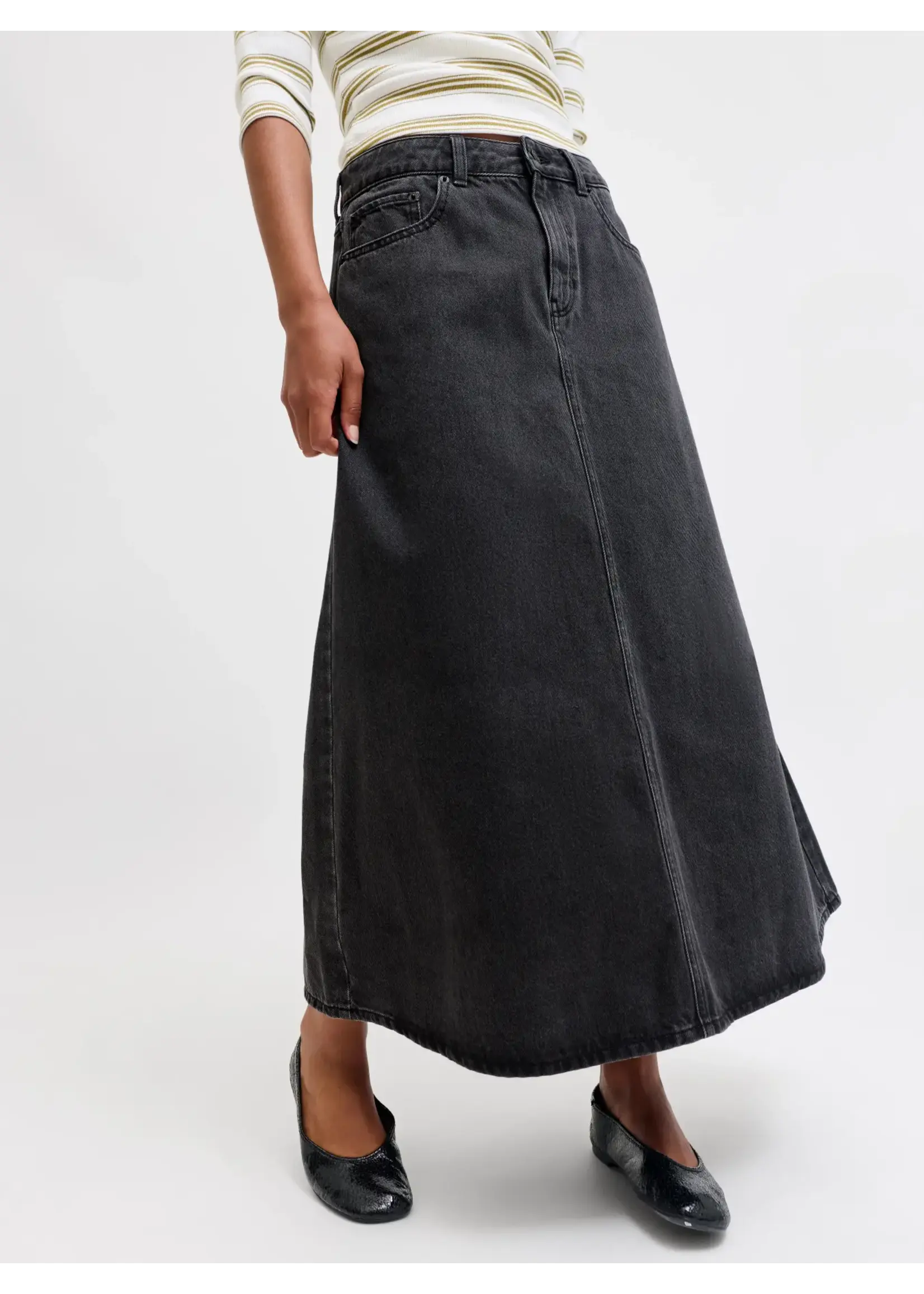 JJXX JXALEXIS LONG A-SHAPE SKIRT DNM LN