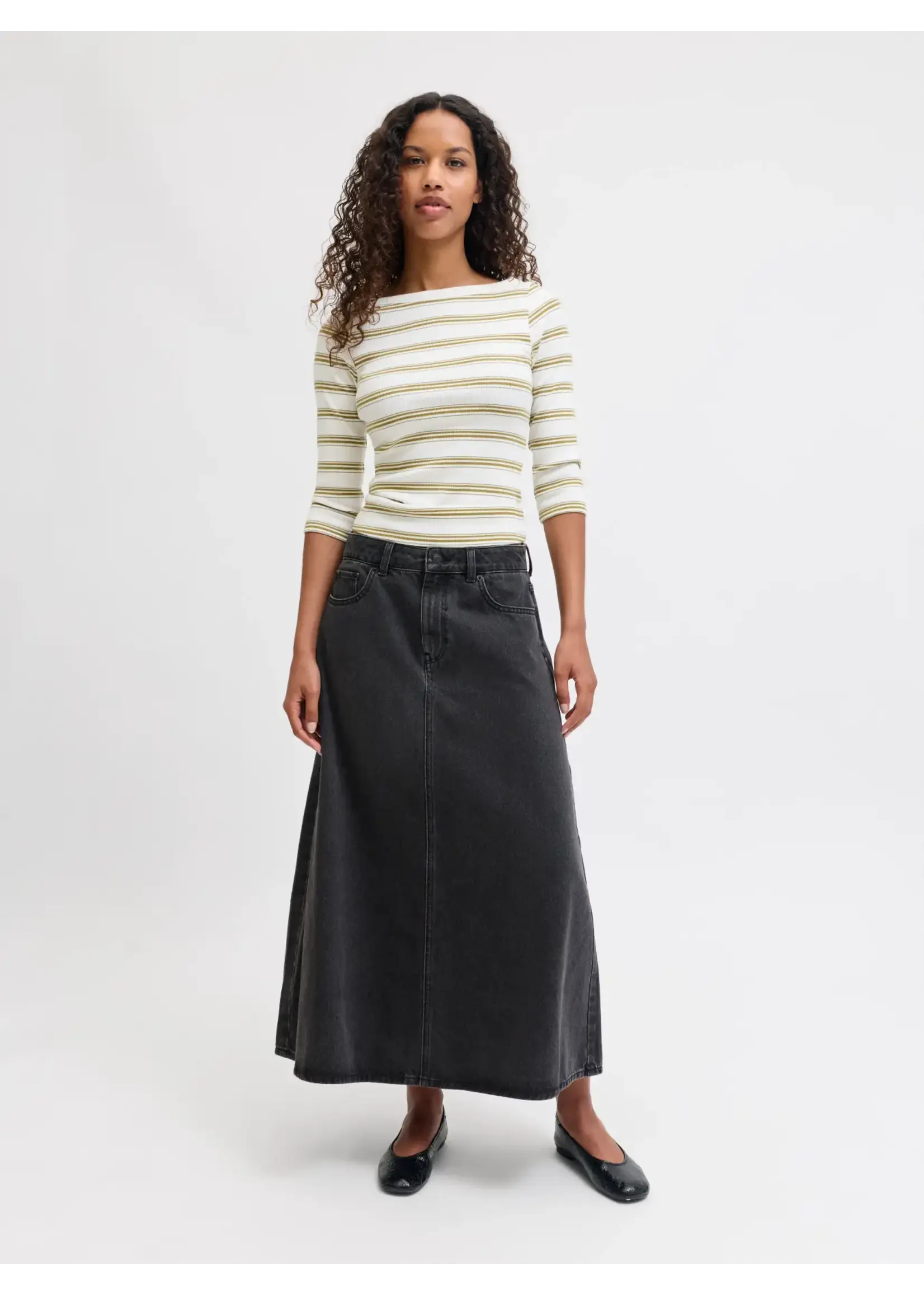 JJXX JXALEXIS LONG A-SHAPE SKIRT DNM LN