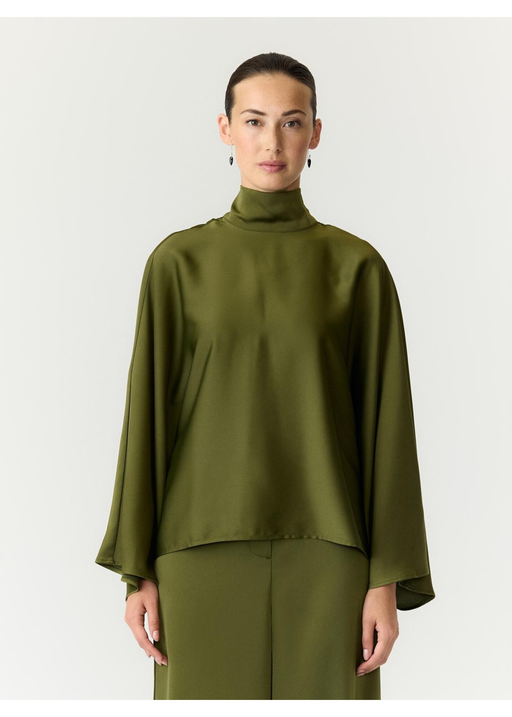 YAS YASPELANA LS TIE TOP S. SPHAGNUM