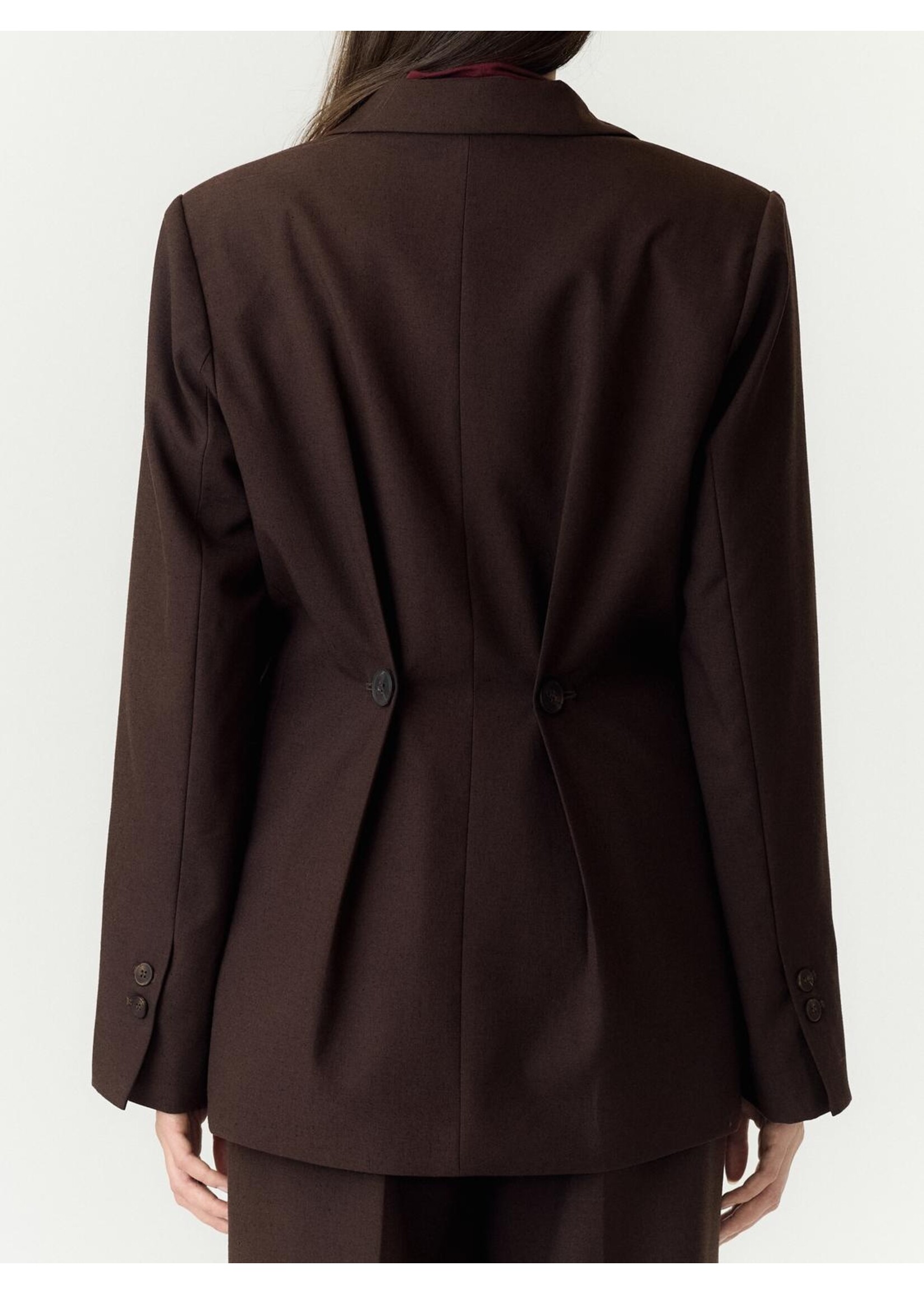 YAS YASRIU LS BLAZER S. NOOS COFFE BEAN