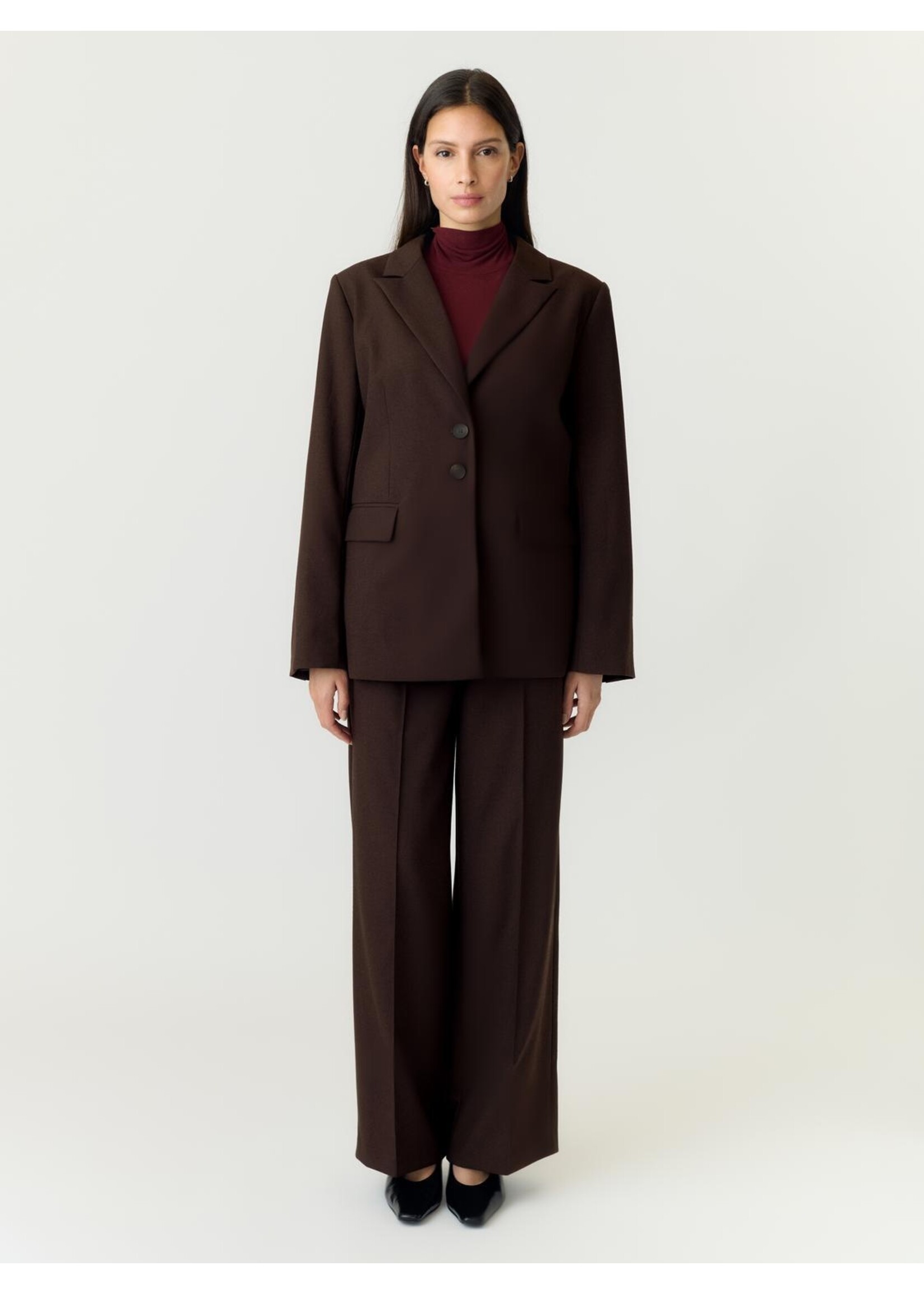 YAS YASRIU LS BLAZER S. NOOS COFFE BEAN