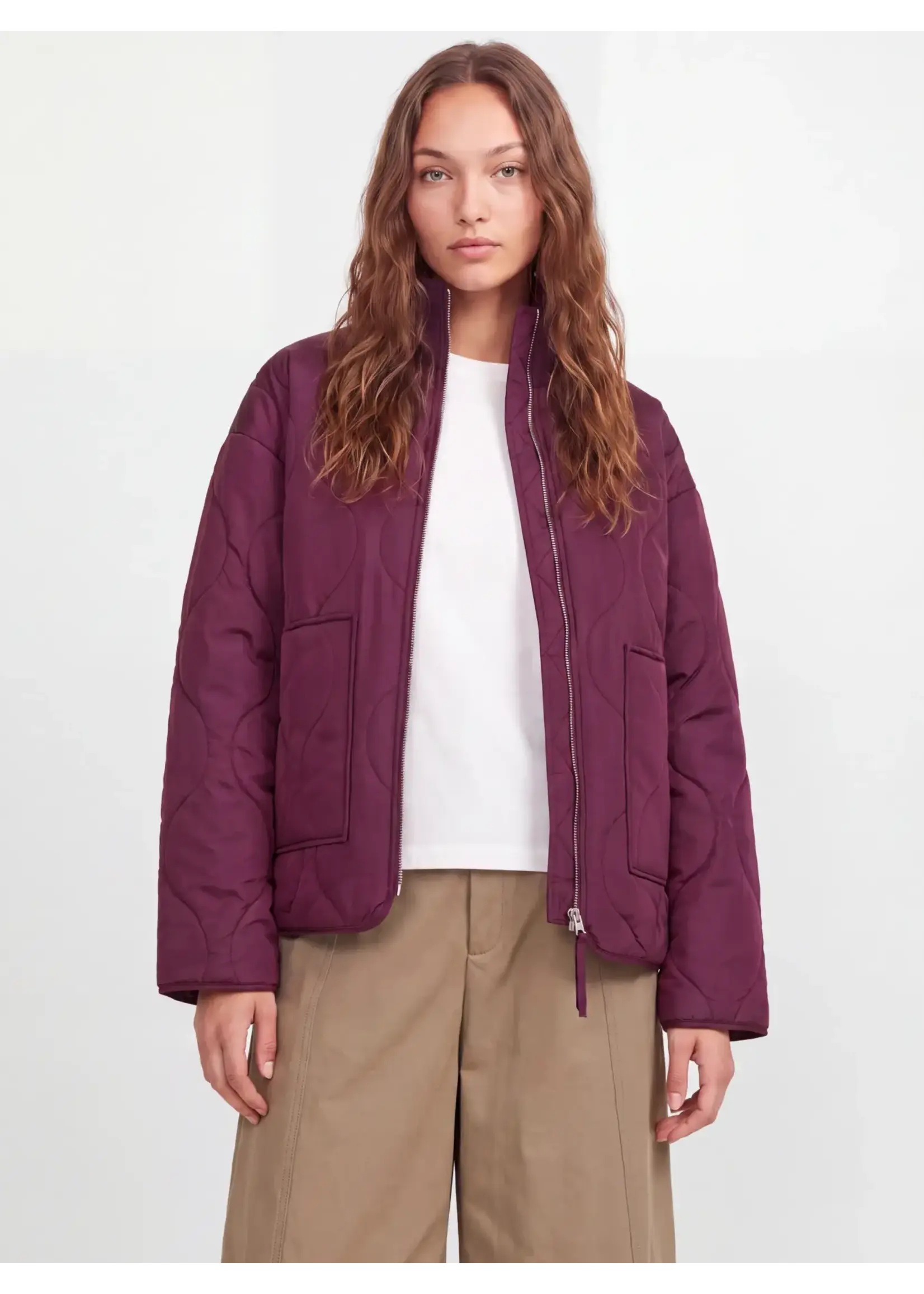 JJXX JXSERENA MID QUILTED JACKET OTW SN. WINETASTING