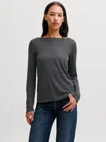 JJXX JXALBERTE BOAT NECK KNIT NOOS DARK GRAY