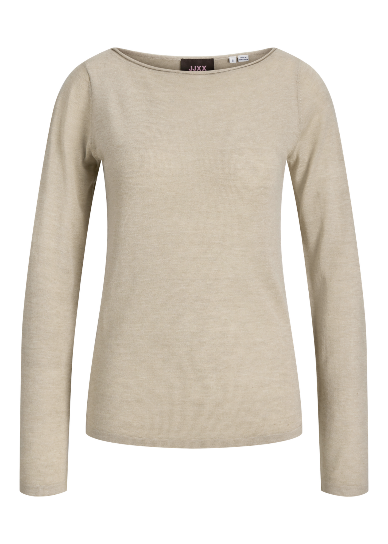 JJXX JXALBERTE BOAT NECK KNIT NOOS FEATHER GRAY