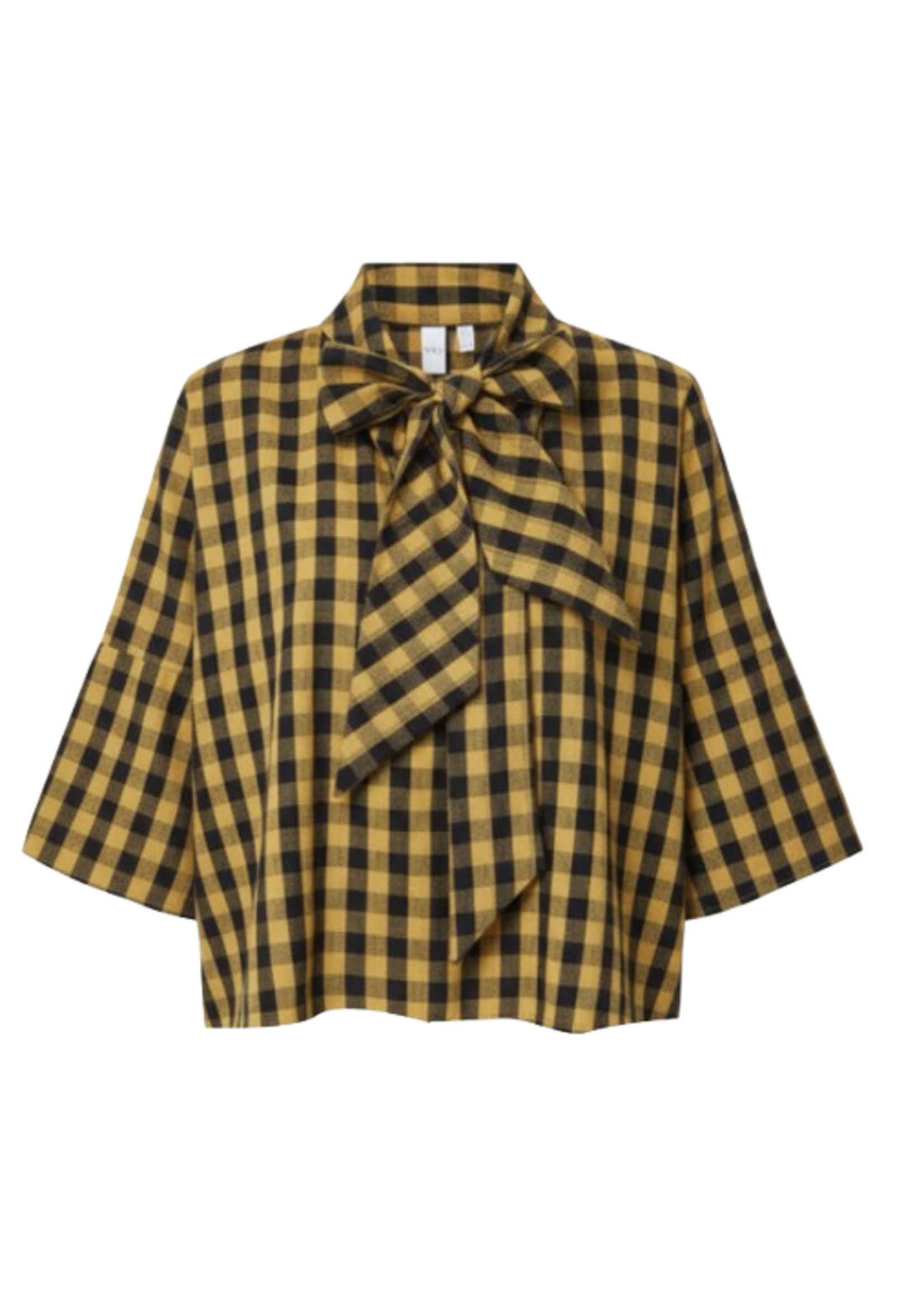 YAS YASSIERA 3/4 TOP S. BOA CHECKS
