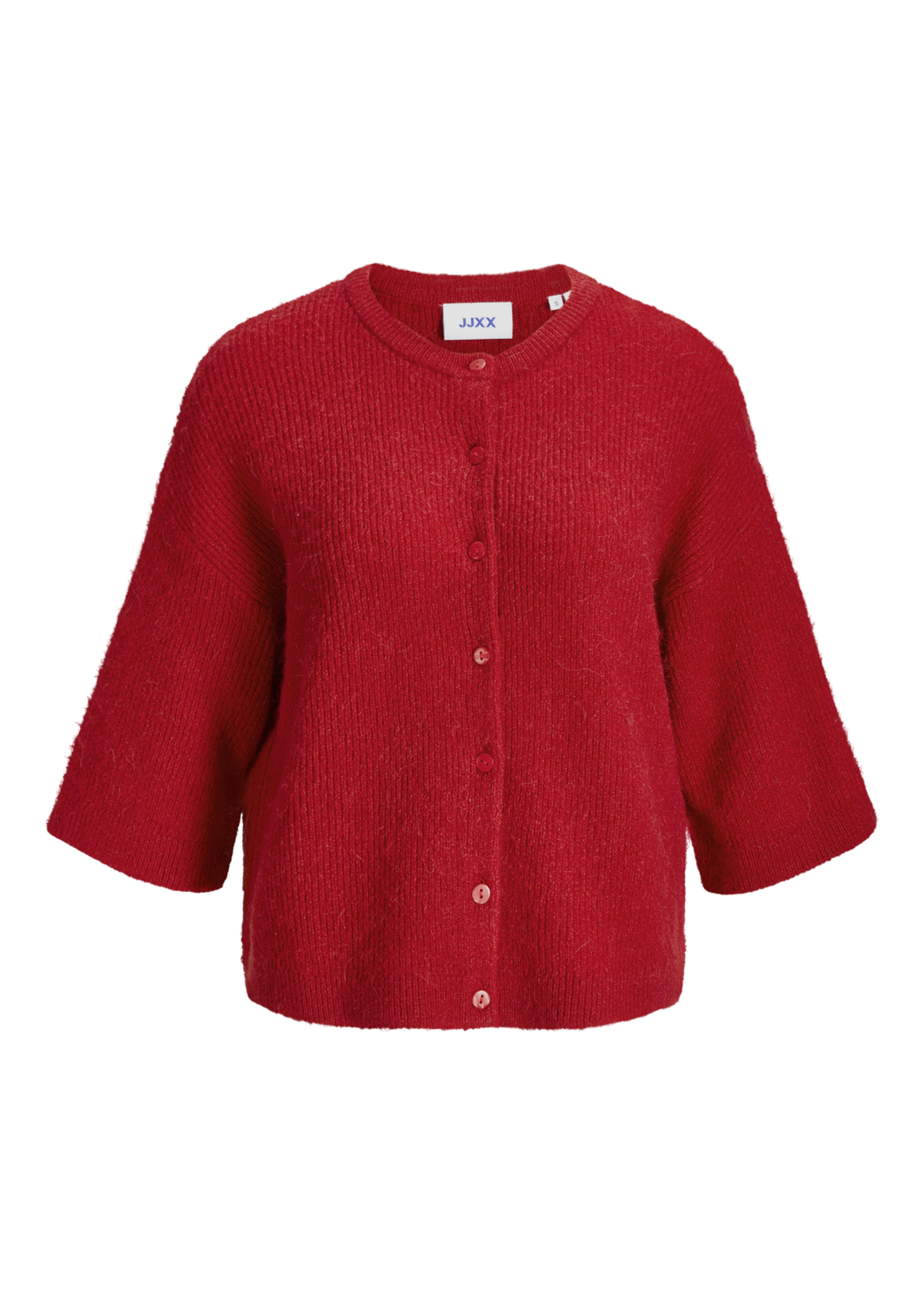 JJXX JXEVI SS CARDIGAN KNIT SCARLET SAGE