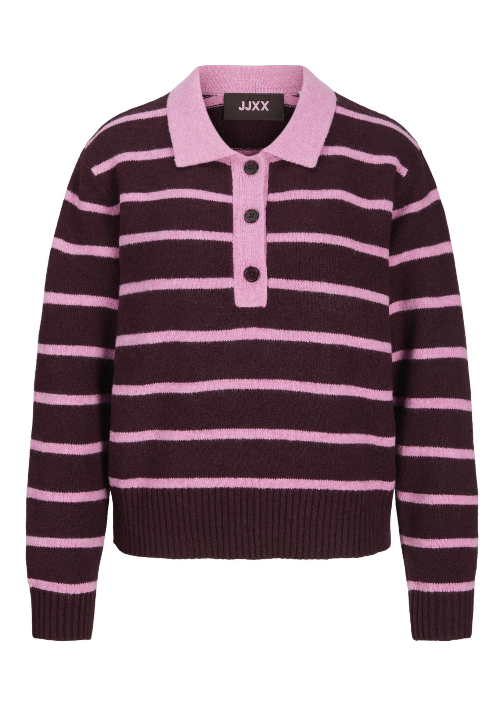 JJXX JXRUBY POLO NECK KNIT SN ORCHID SMOKE