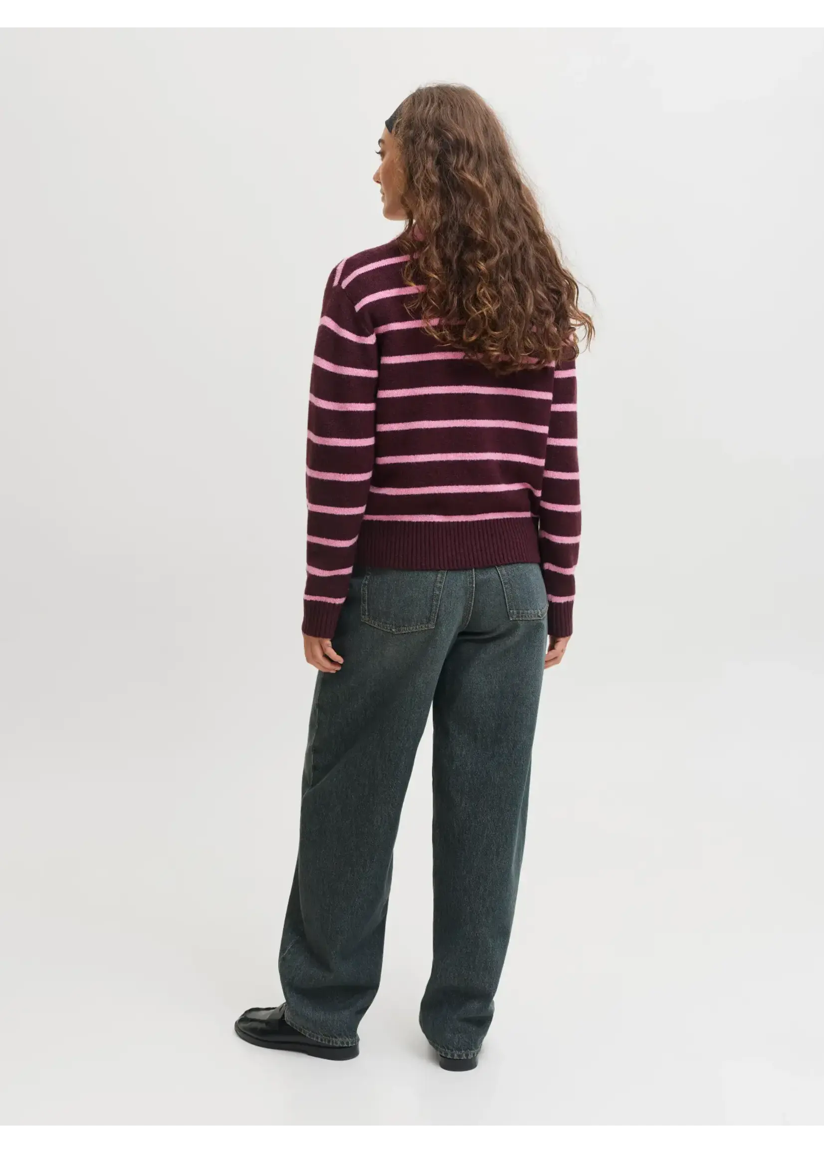 JJXX JXRUBY POLO NECK KNIT SN ORCHID SMOKE