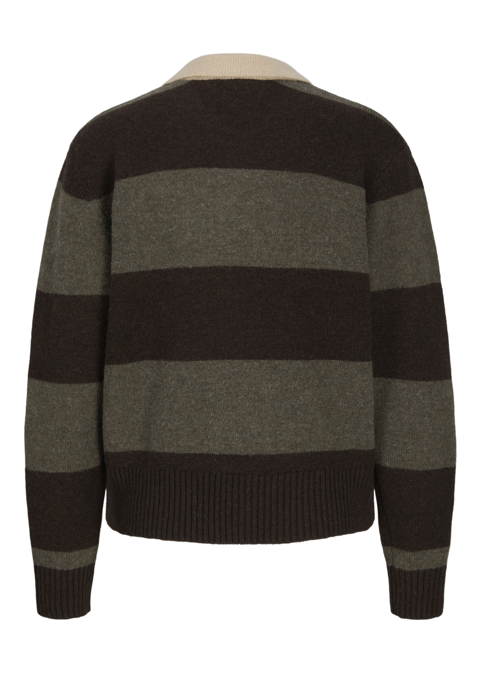 JJXX JXRUBY POLO NECK KNIT SN SEAL BROWN