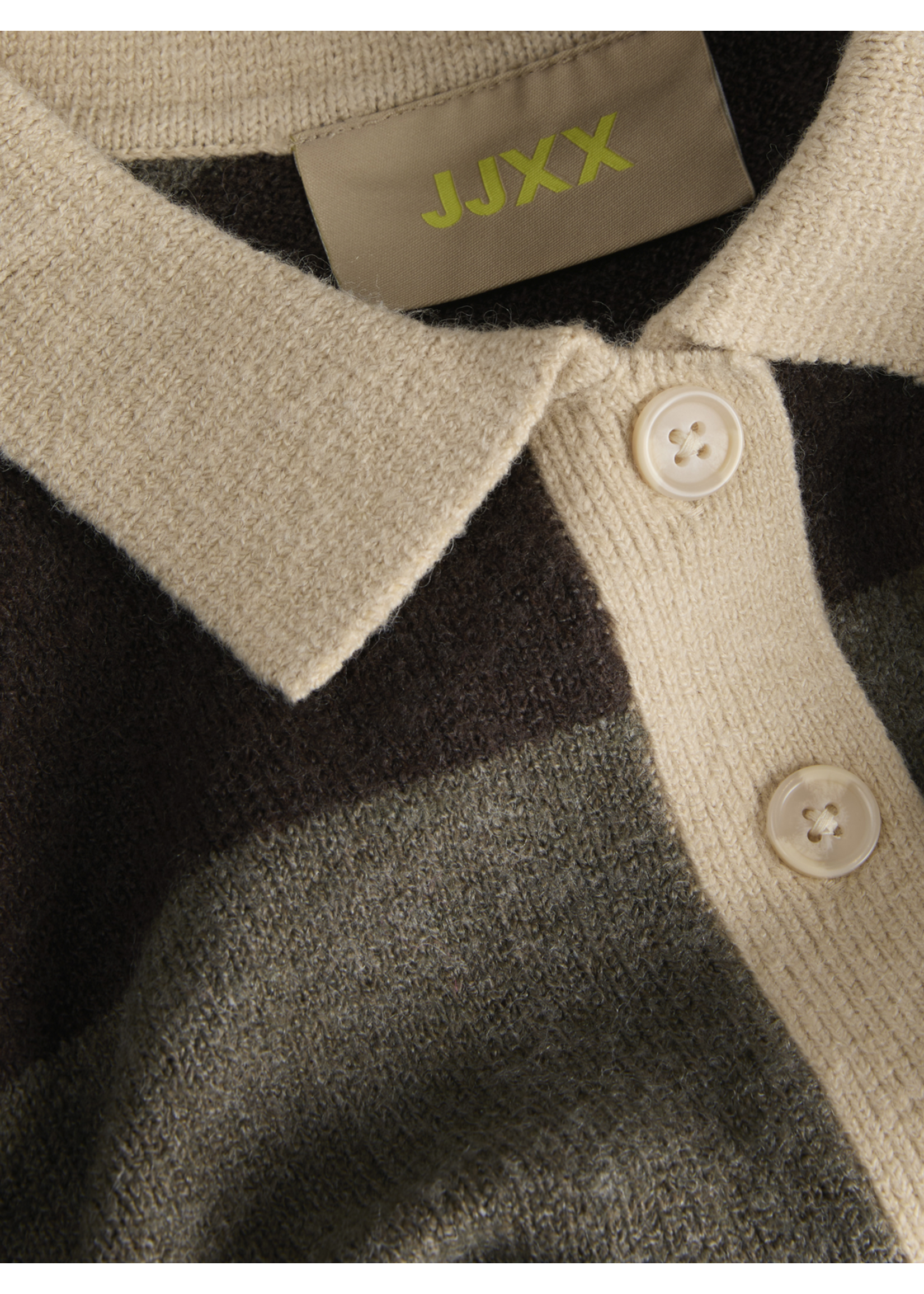 JJXX JXRUBY POLO NECK KNIT SN SEAL BROWN
