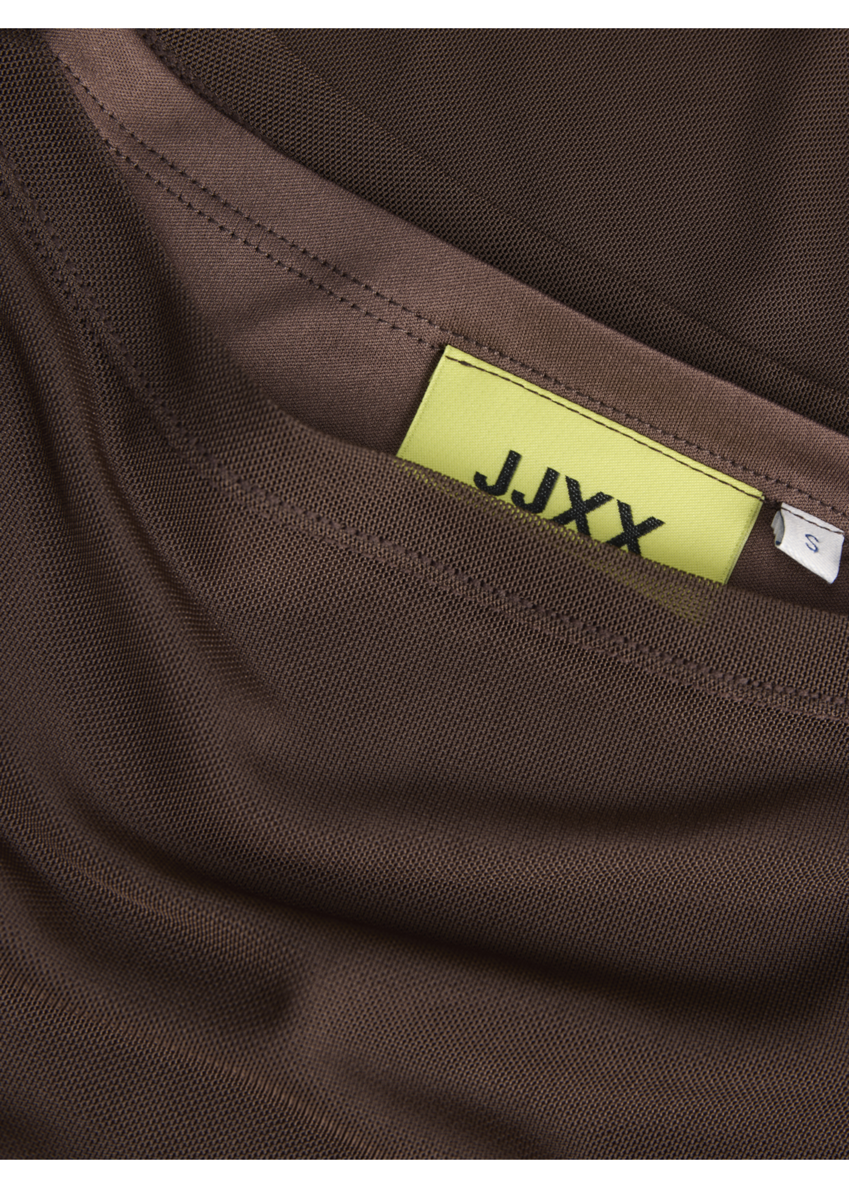 JJXX JXMINNA MESH LS BOATNECK TOP BLACK