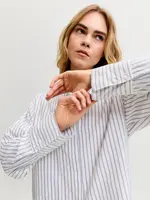 JJXX JXCARO POPLIN LS RLX SHIRT WVN NOOS BLANC/WINETASTING