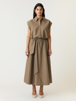 YAS YASTIMBER HW ANKLE SKIRT