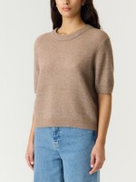 YAS YASJOHI SS WOOL BLEND PULLOVER S. NOOS TAUPE GREY