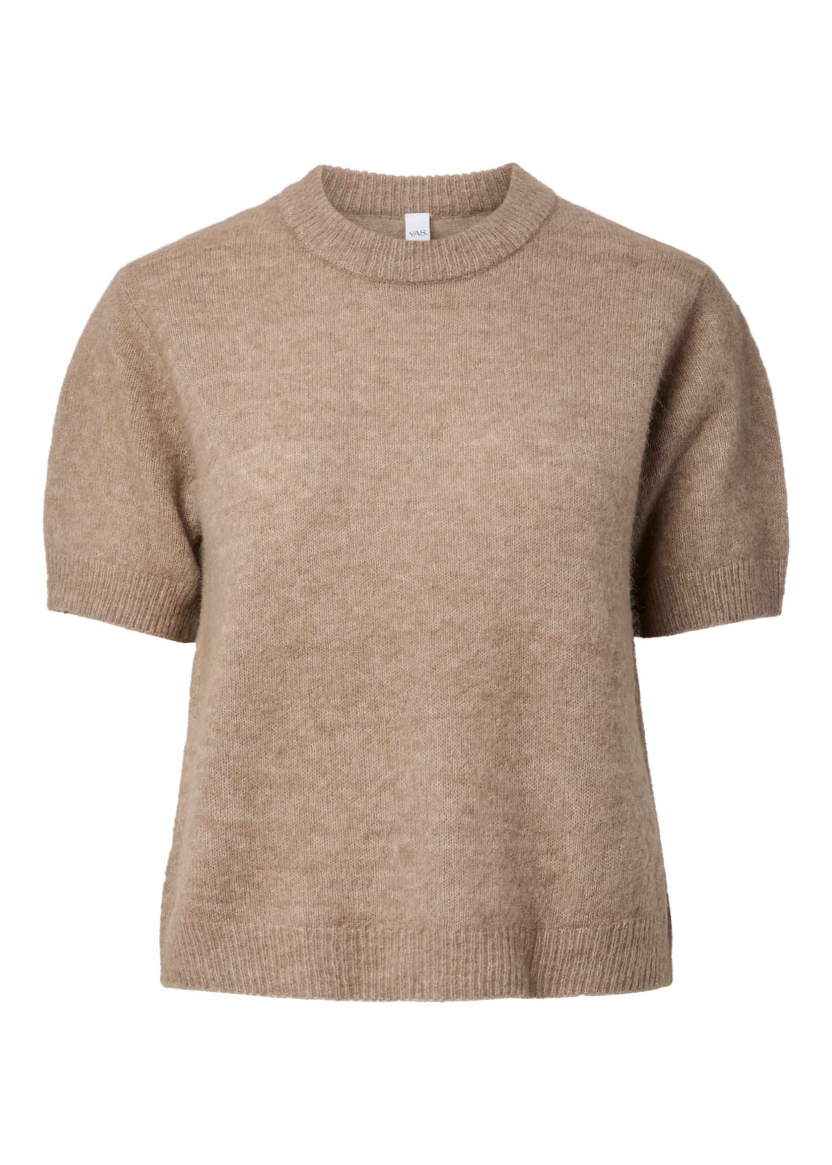 YAS YASJOHI SS WOOL BLEND PULLOVER S. NOOS TAUPE GREY