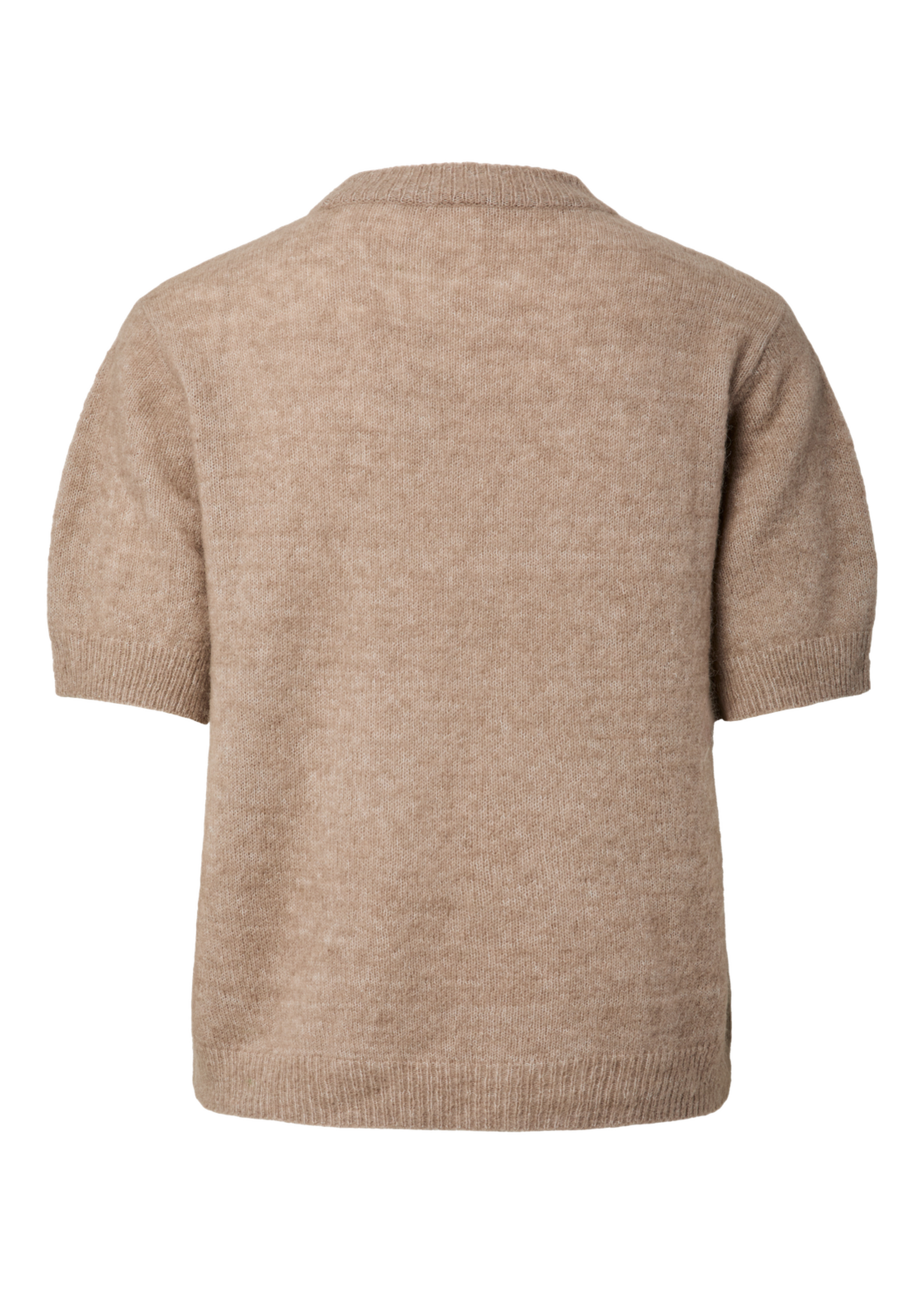 YAS YASJOHI SS WOOL BLEND PULLOVER S. NOOS TAUPE GREY