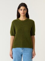 YAS YASJOHI SS WOOL BLEND PULLOVER S. NOOS FIR GREEN