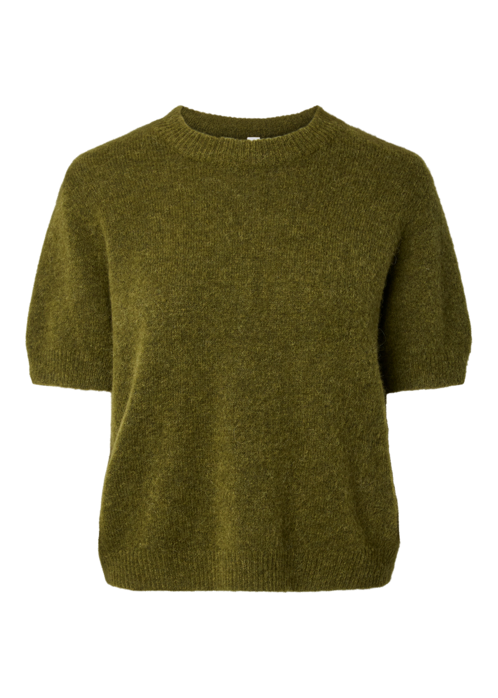 YAS YASJOHI SS WOOL BLEND PULLOVER S. NOOS FIR GREEN