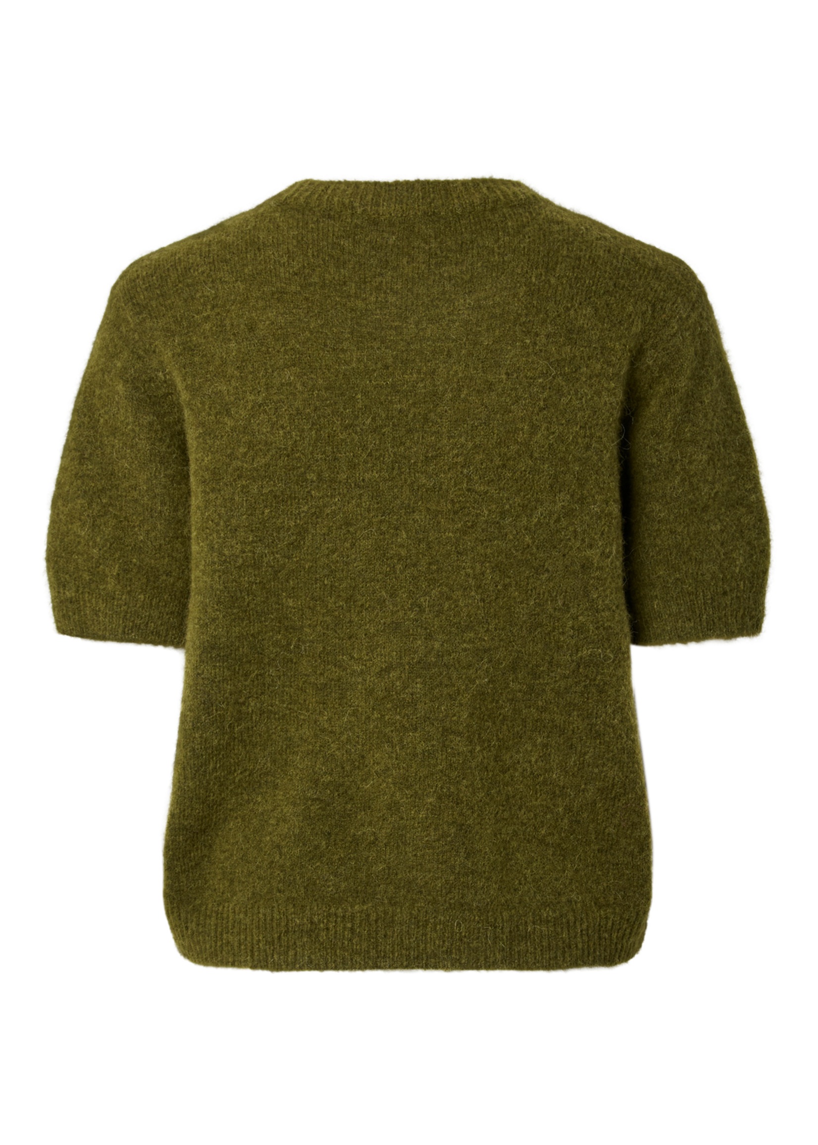 YAS YASJOHI SS WOOL BLEND PULLOVER S. NOOS FIR GREEN