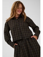 KAFFE KAHELIE CHECK SHIRT BLACK