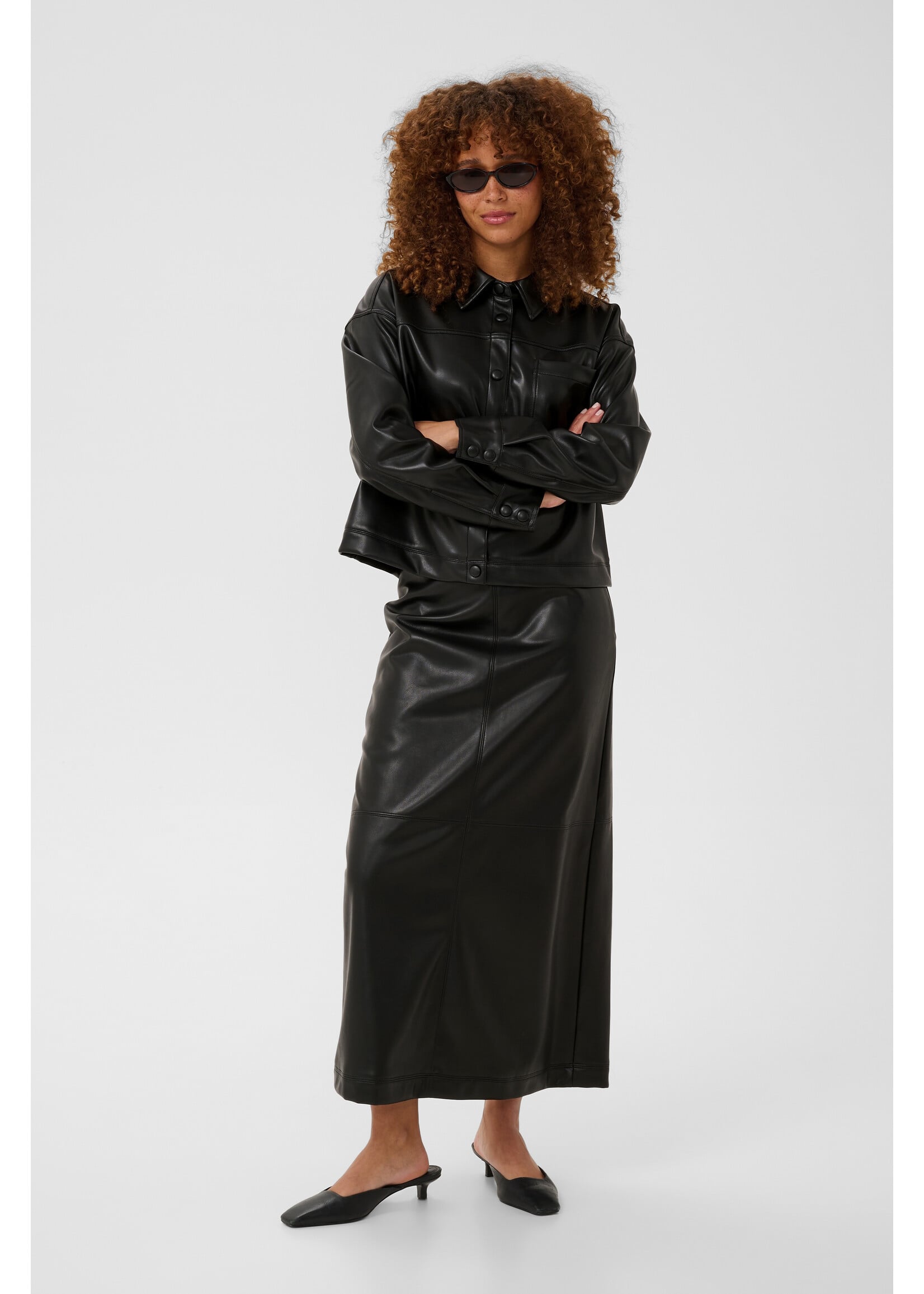 KAFFE KAARENSE LONG SKIRT