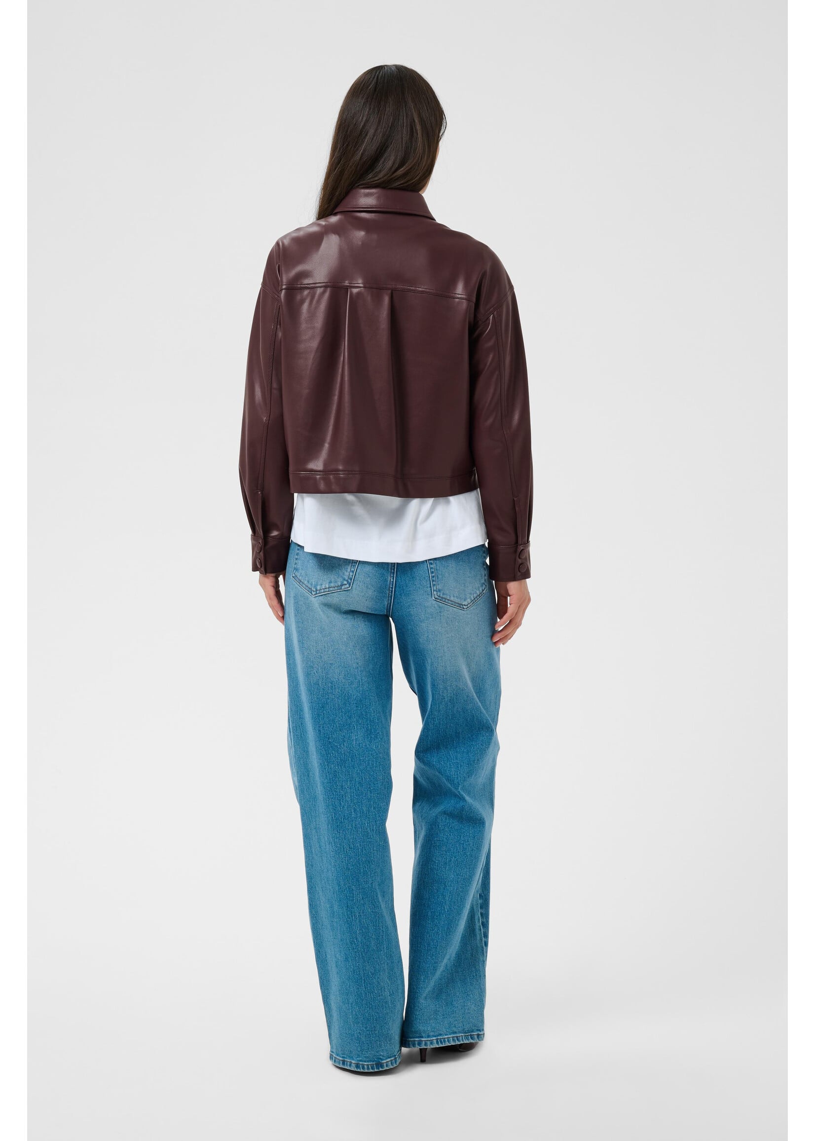 KAFFE KAARENSE SHIRT FUDGE