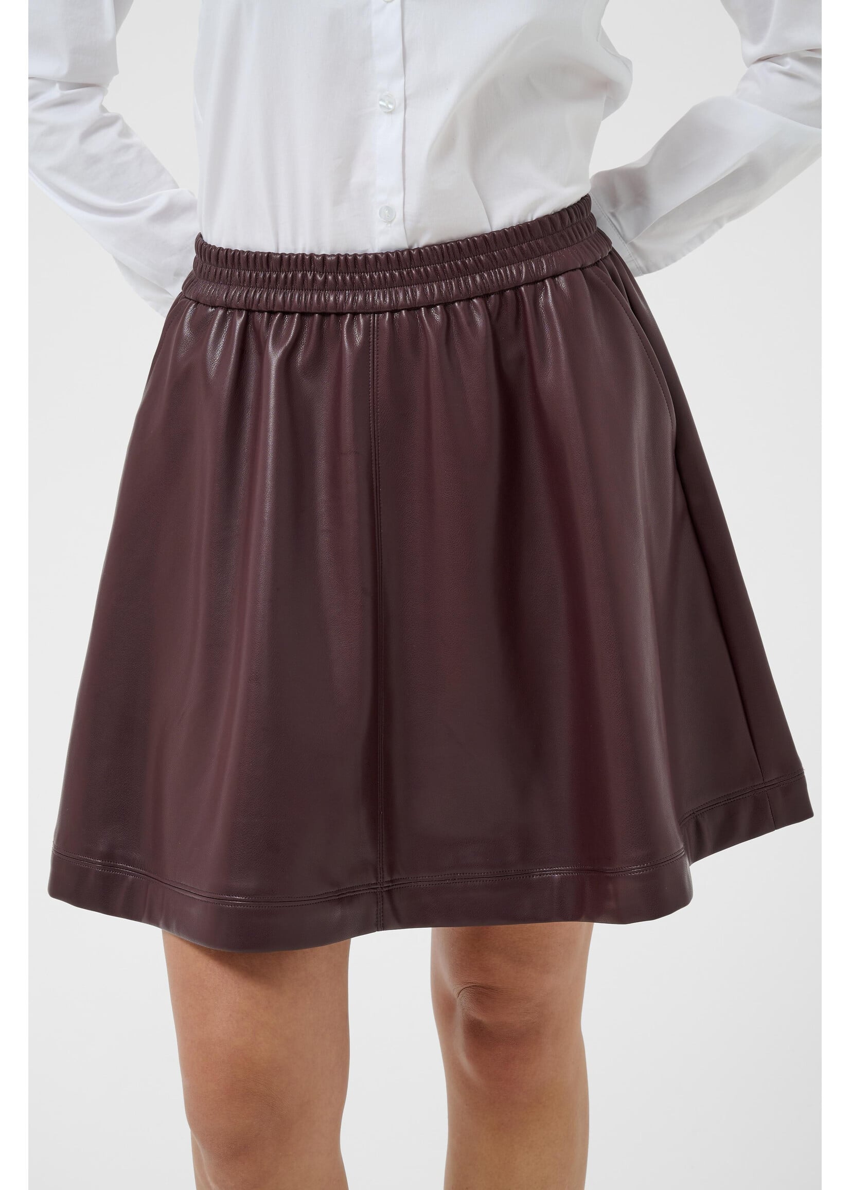 KAFFE KAARENSE SKIRT FUDGE