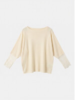 SUPERBUSY JUMPER MANON SLEEVE DENTELLE OFF WHITE