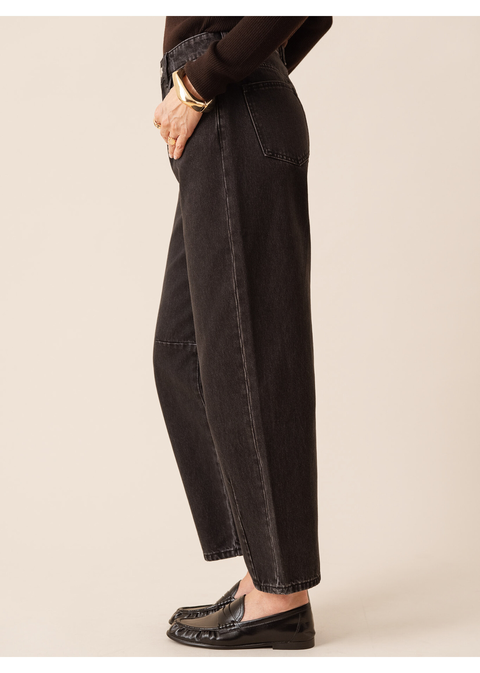 SUPERBUSY JEANS BALLOON BRANDY