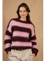 SUPERBUSY JUMPER MOHAIR NANA BORDEAUX
