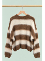 SUPERBUSY JUMPER MOHAIR NANA BROWN