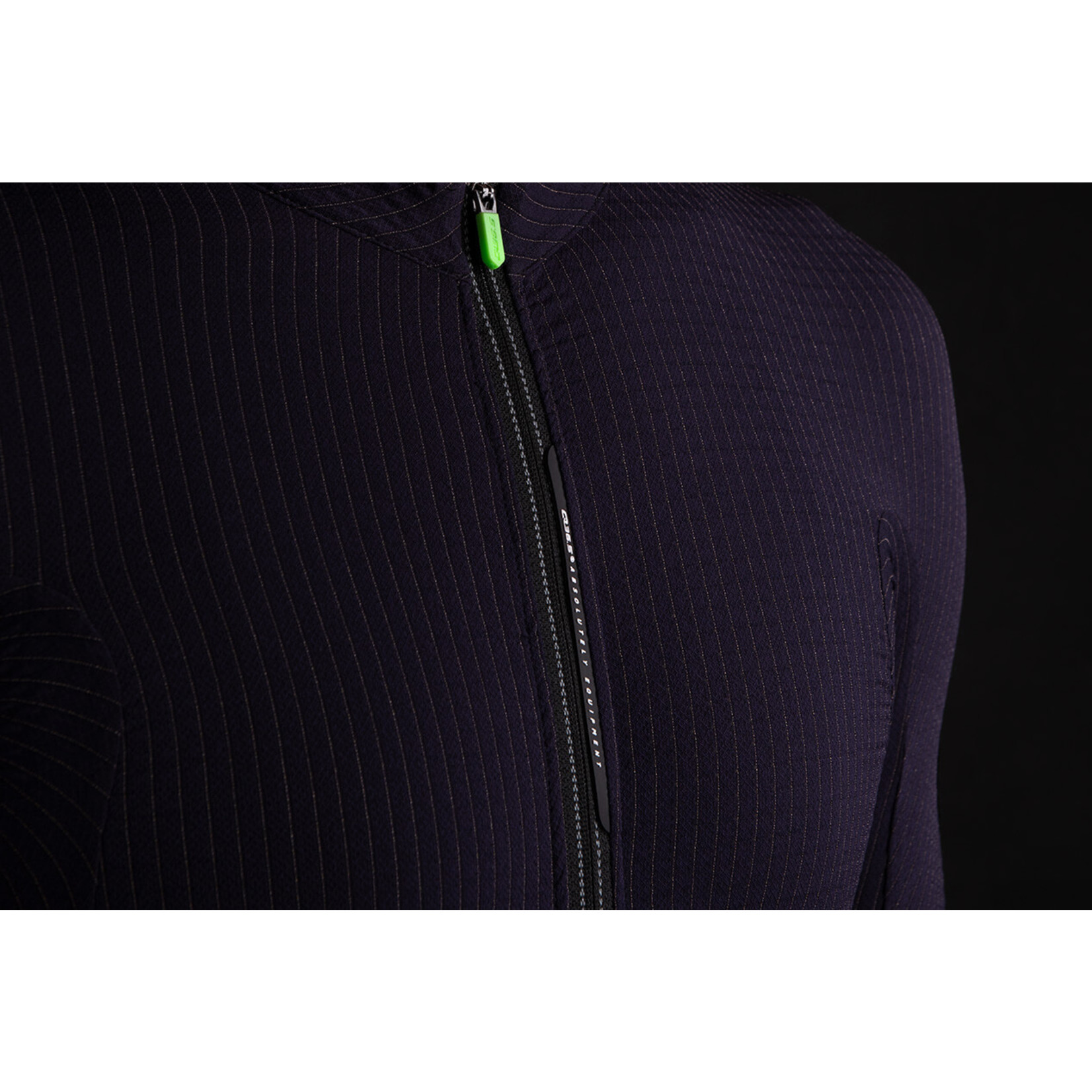 Q36.5 Q36.5 Jersey Long Sleeve L1 pinstripe X - Olive Green
