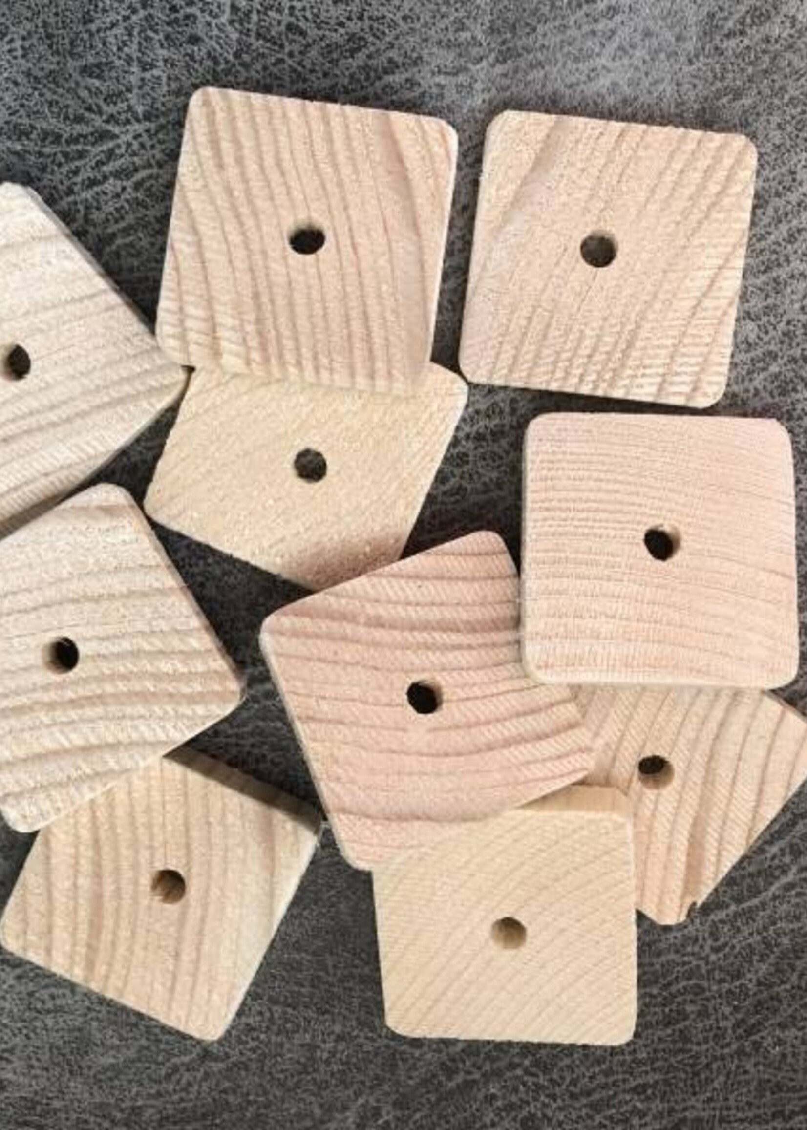 Spruce wood discs 4x4