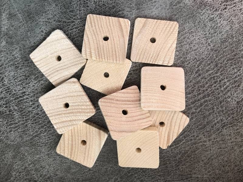 Vuren houten schijfjes 4x4