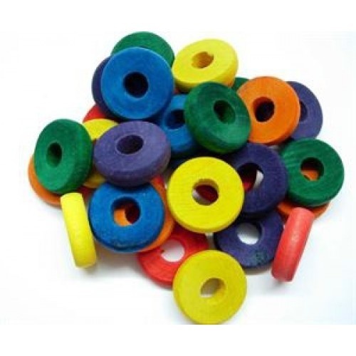 30st Wood discs Mix color