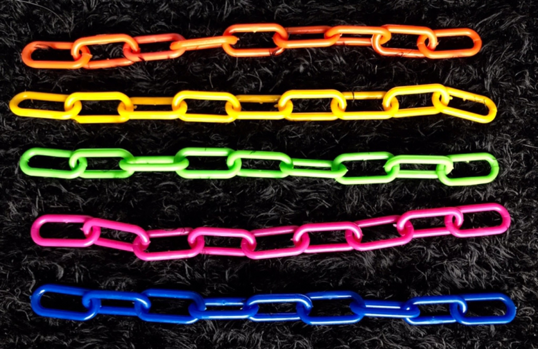 Kunstof ketting dun