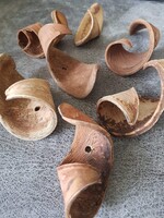 Natural turned wood