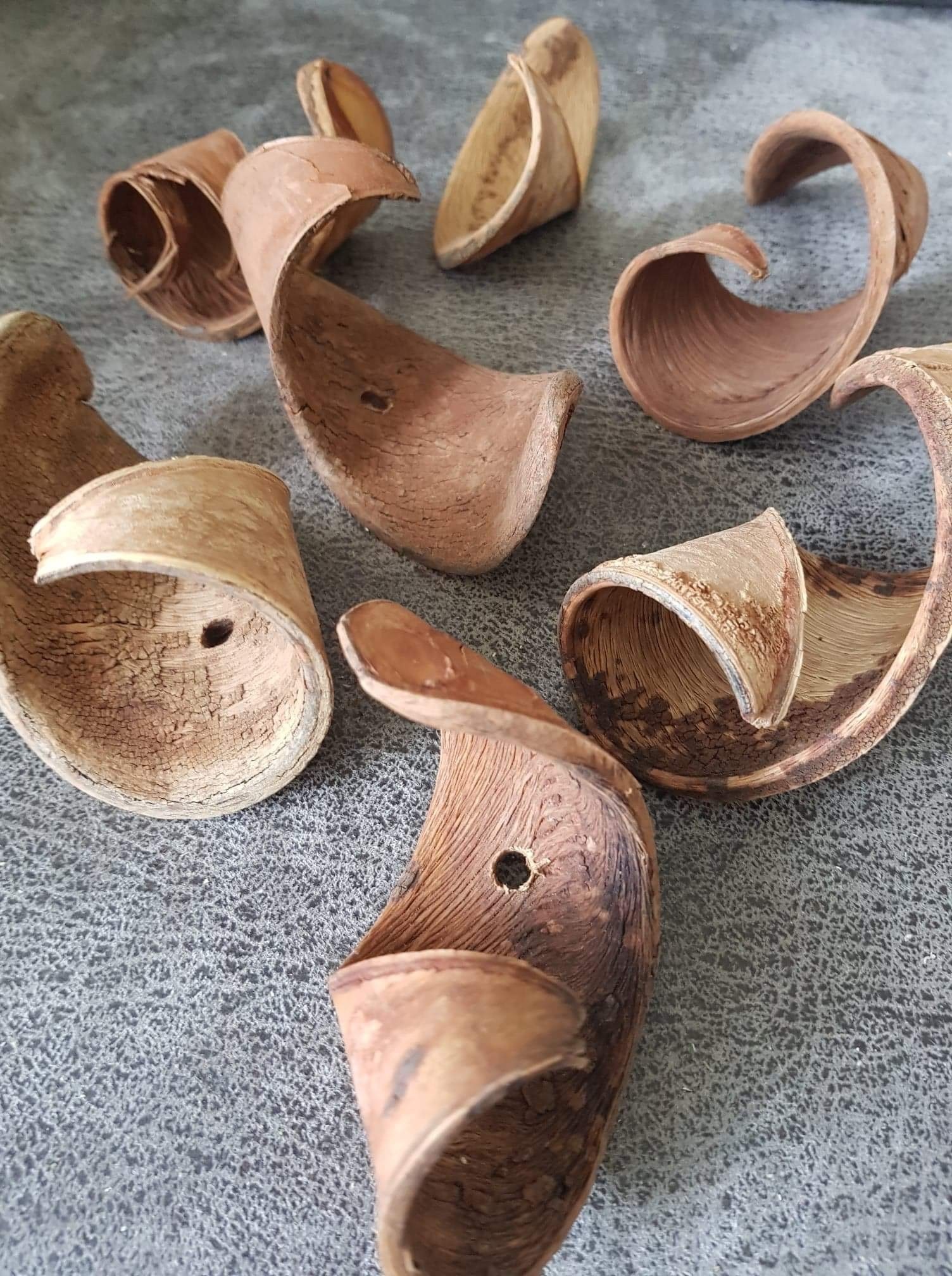 Natuurlijk gedraaid hout