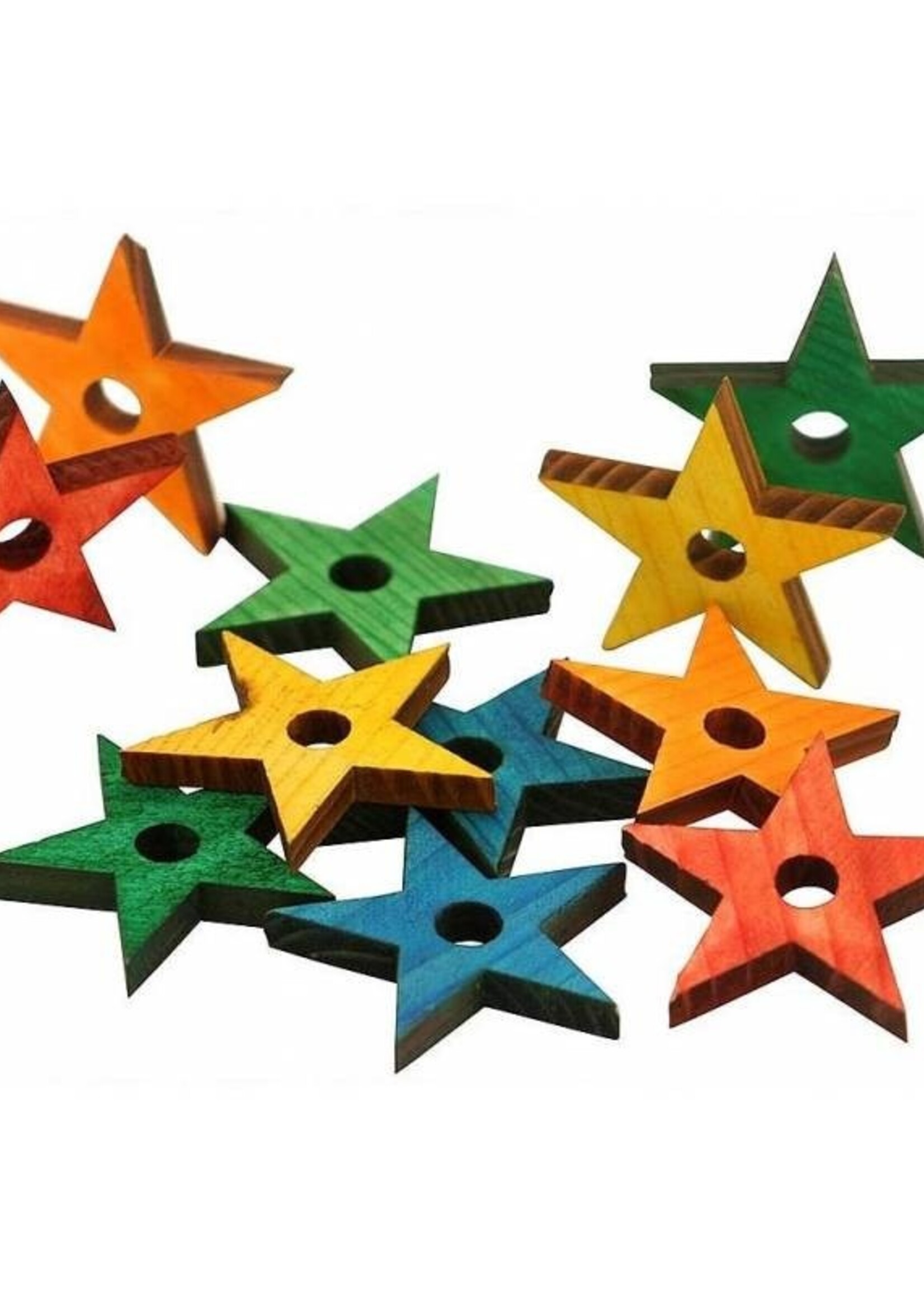 Zoo-Max Pine Stars 2", Mix Color - 12 st