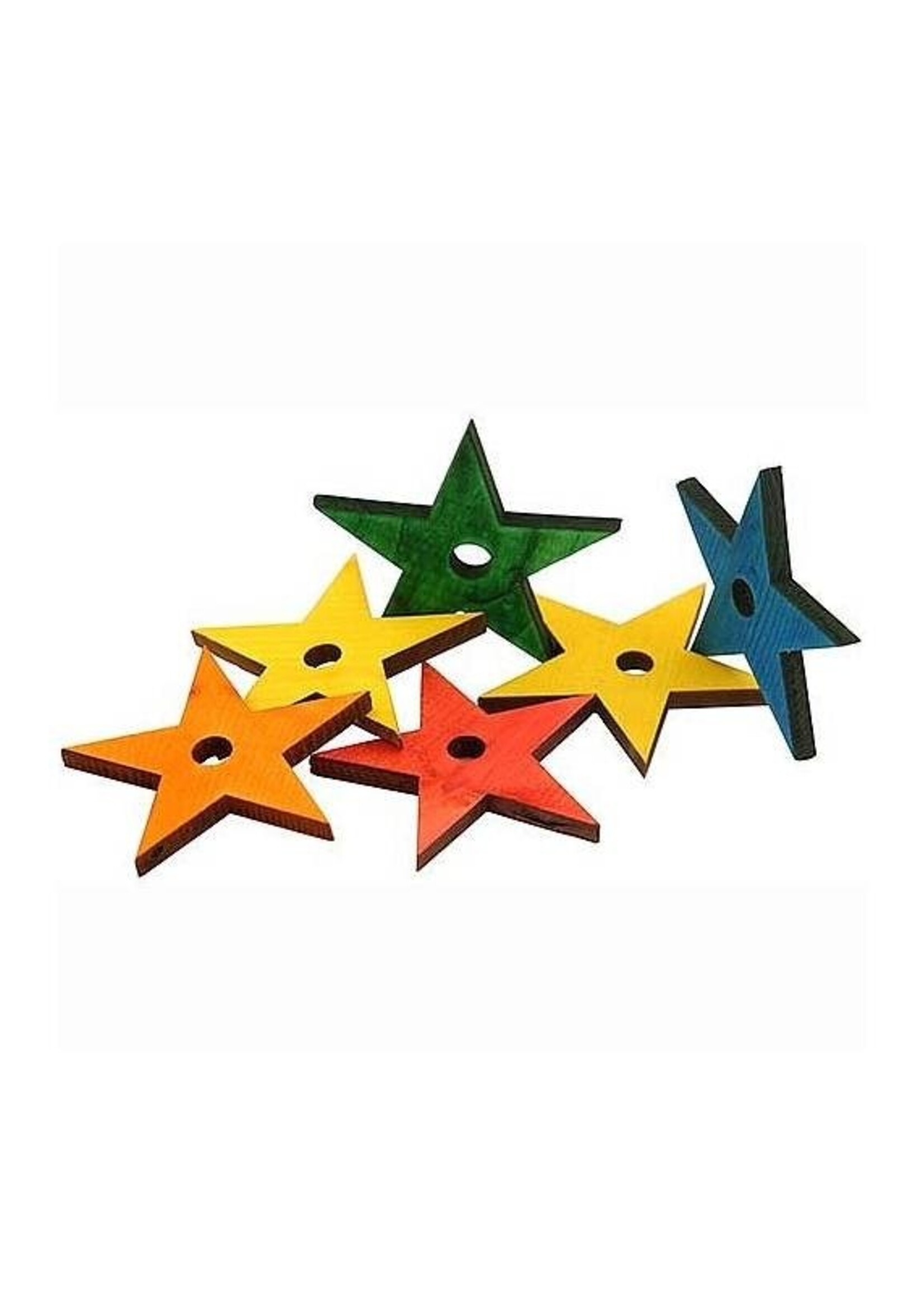 Zoo-Max 6pcs wooden stars medium