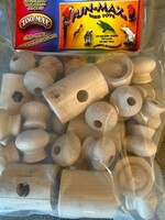 Natural wood parts Natural 36 pcs