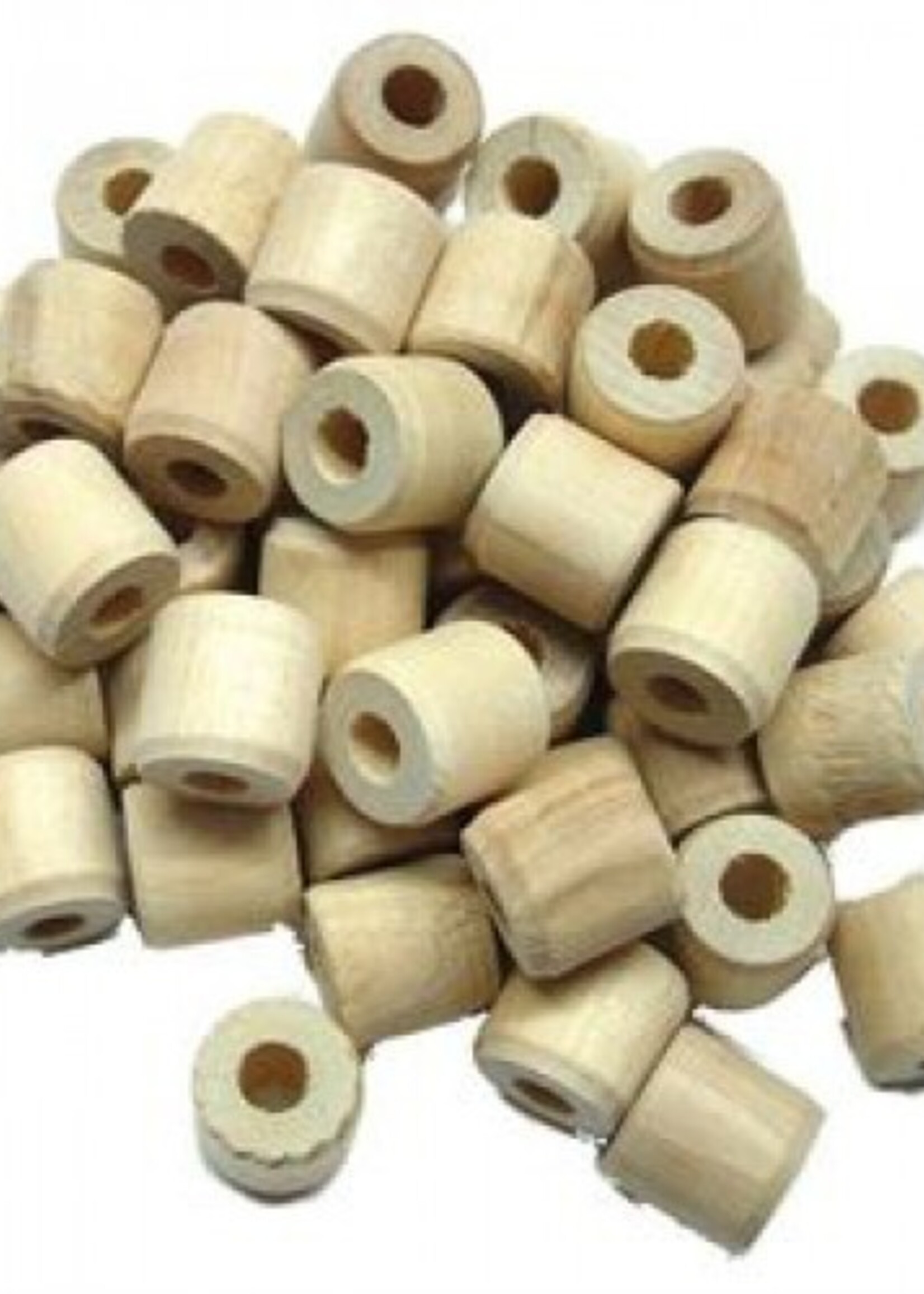 Zoo-Max 48pcs Wood Bobins Natural