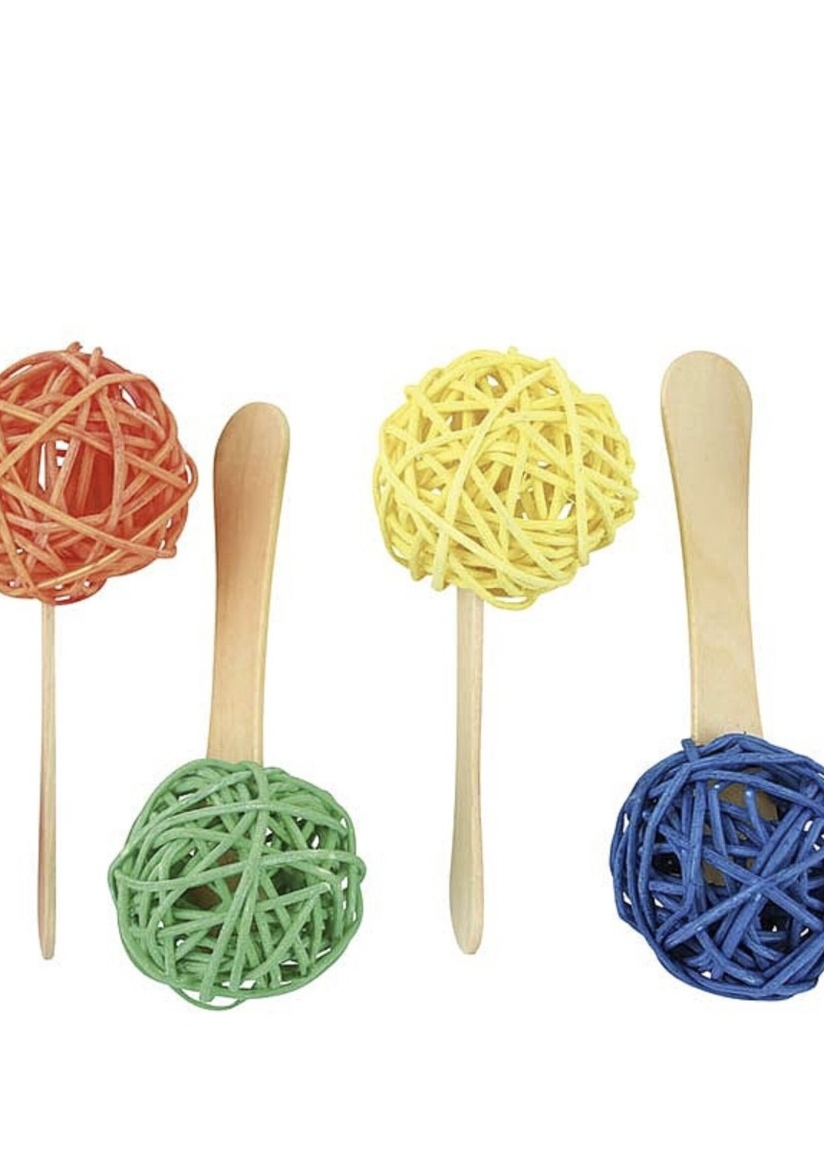 Popsicle Sticks Parrot Foot Toys - 6 stuks