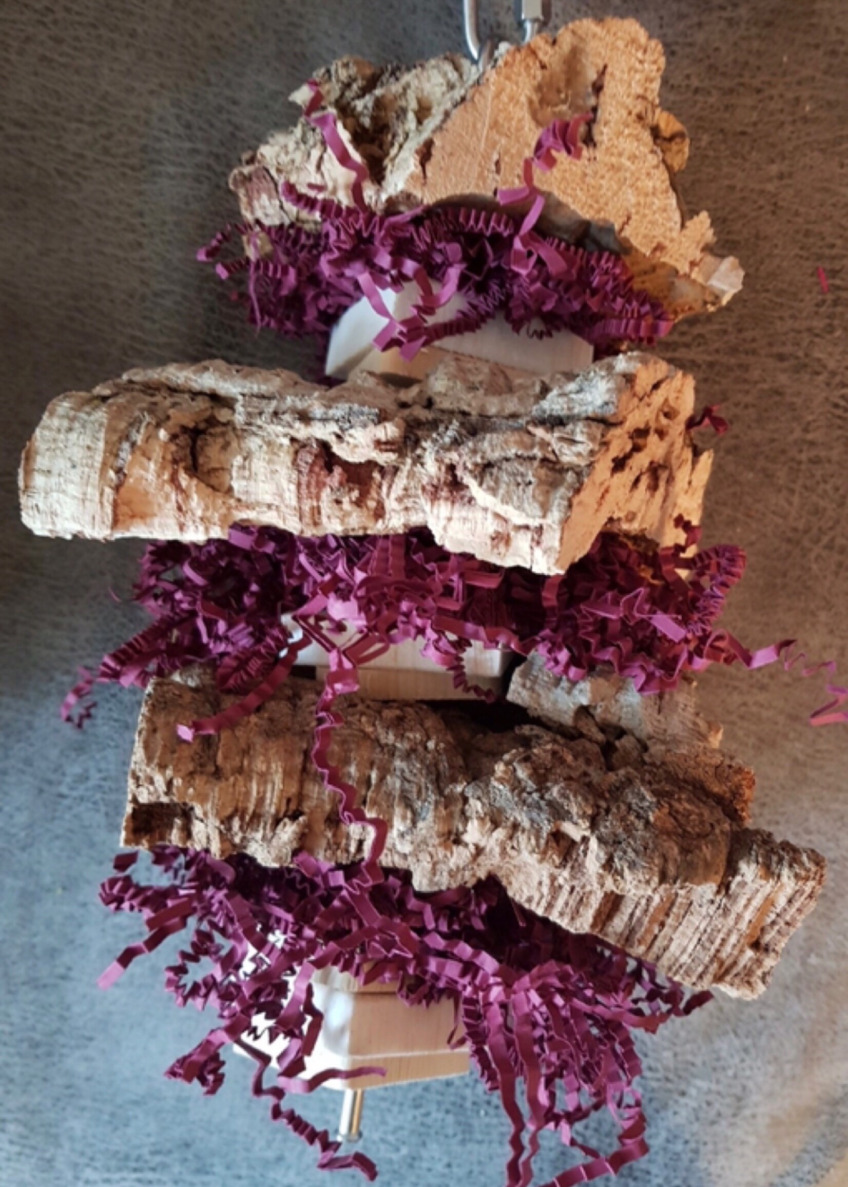 Gaaien-frutsels Corky fun touw