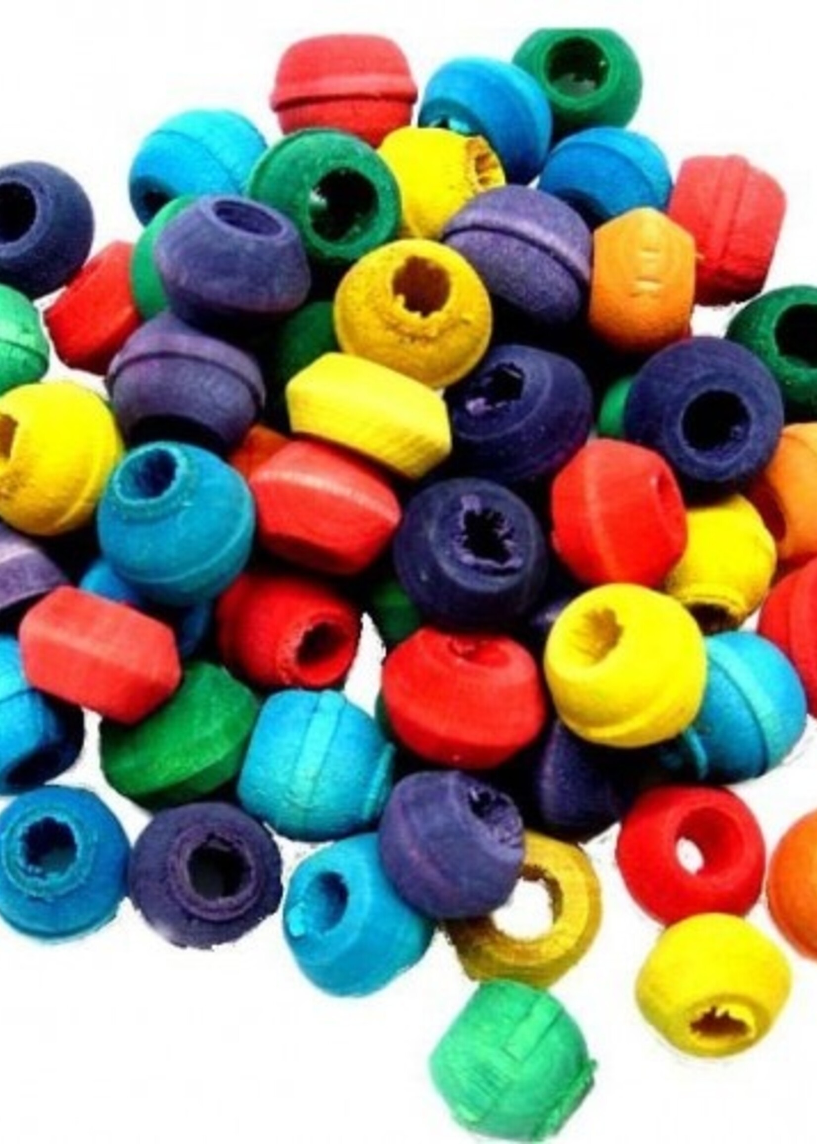 Small Wood Ball Colored 1.25cm