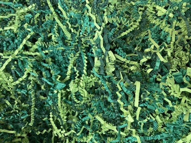 Papieren sliertjes gemengd The Irish Green