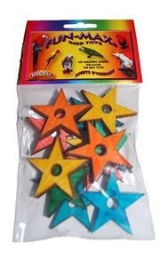12st Houten sterren, Mix Color