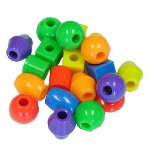 20st Plastic Beads Assorted