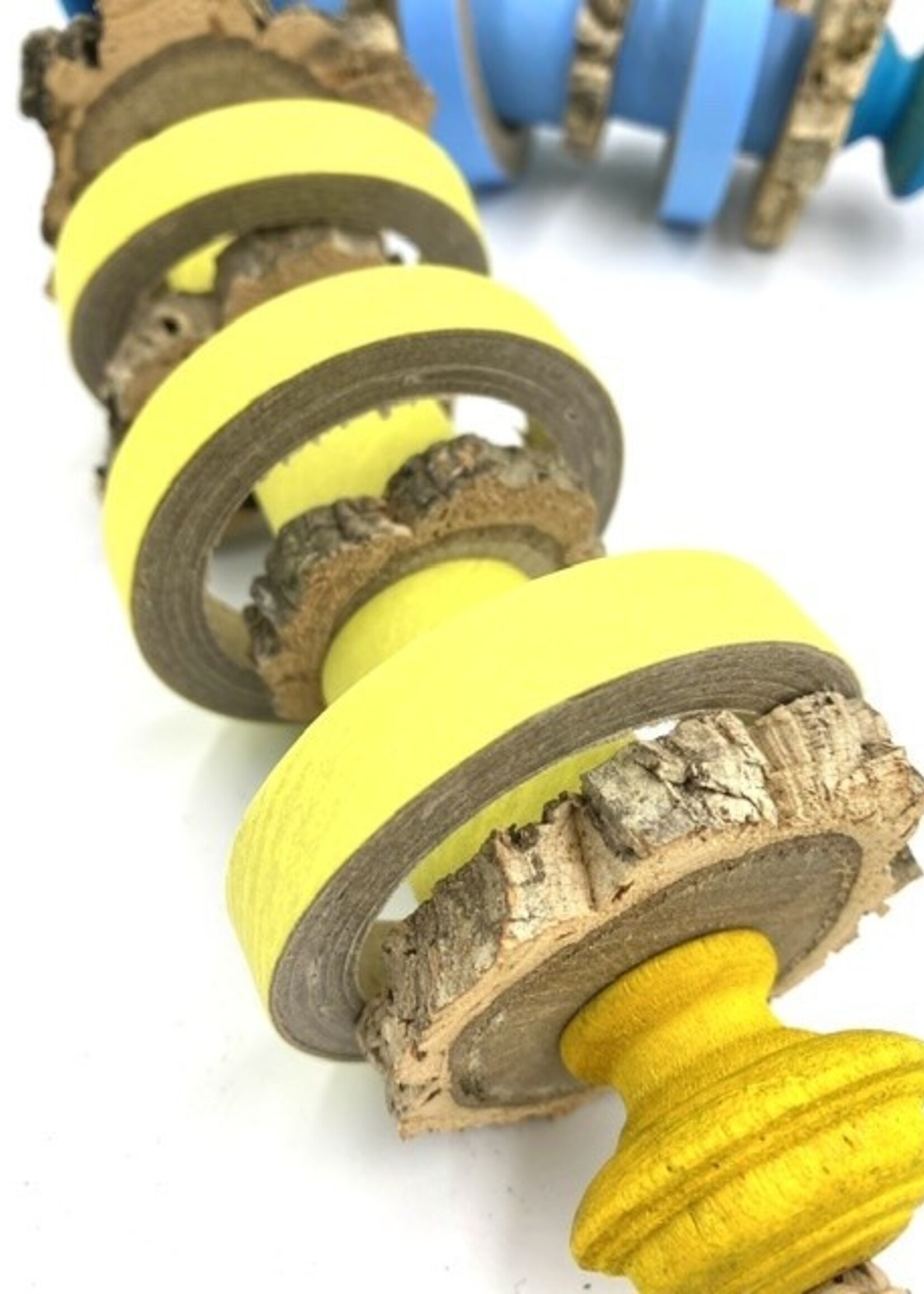 Gaaien-frutsels Birdy bangle pipe foot toy