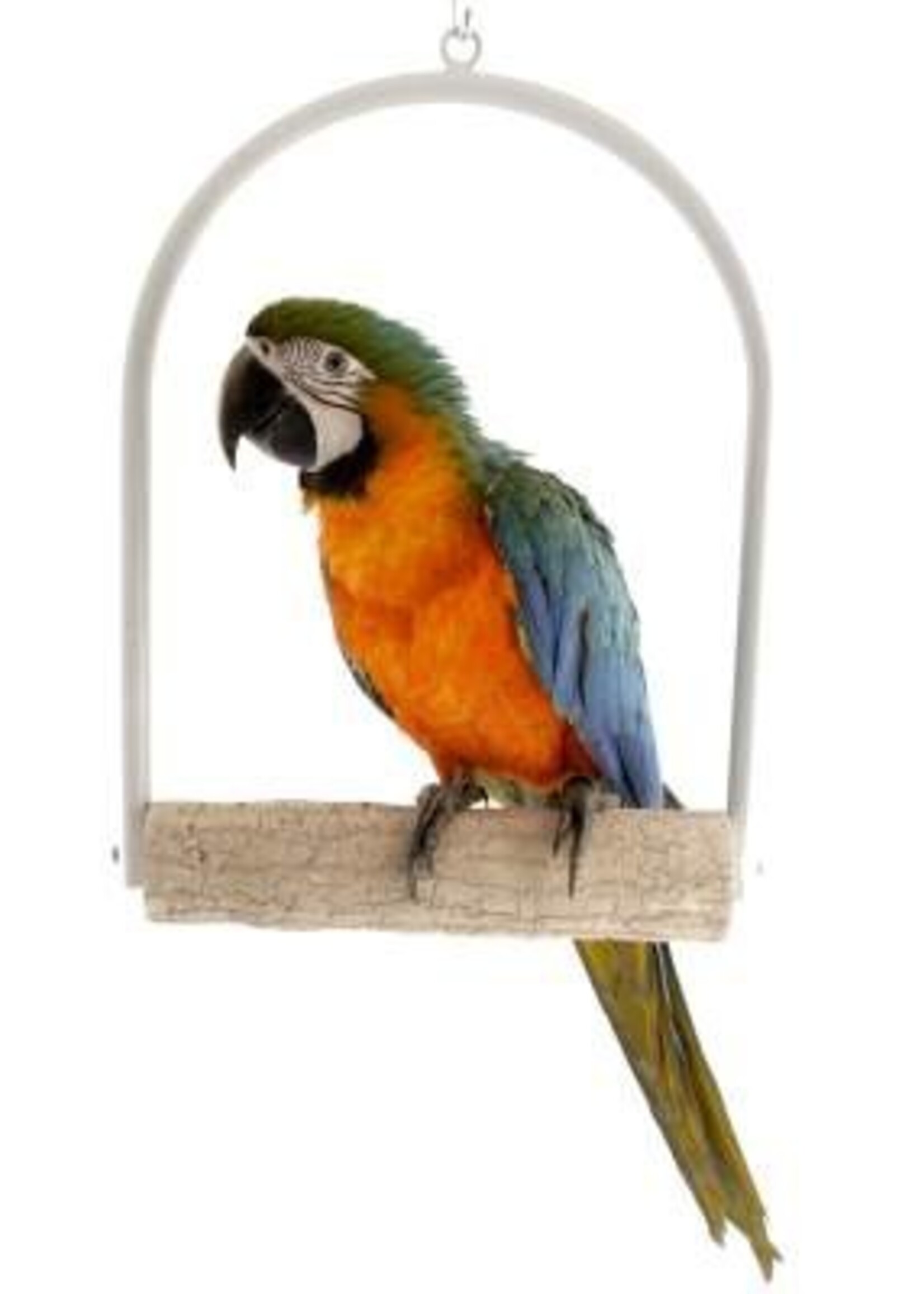 Papegaaien schommel met slijtstok 30 cm